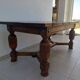 Centenary table in solid oak – Spanish Renaissance style (180 cm).