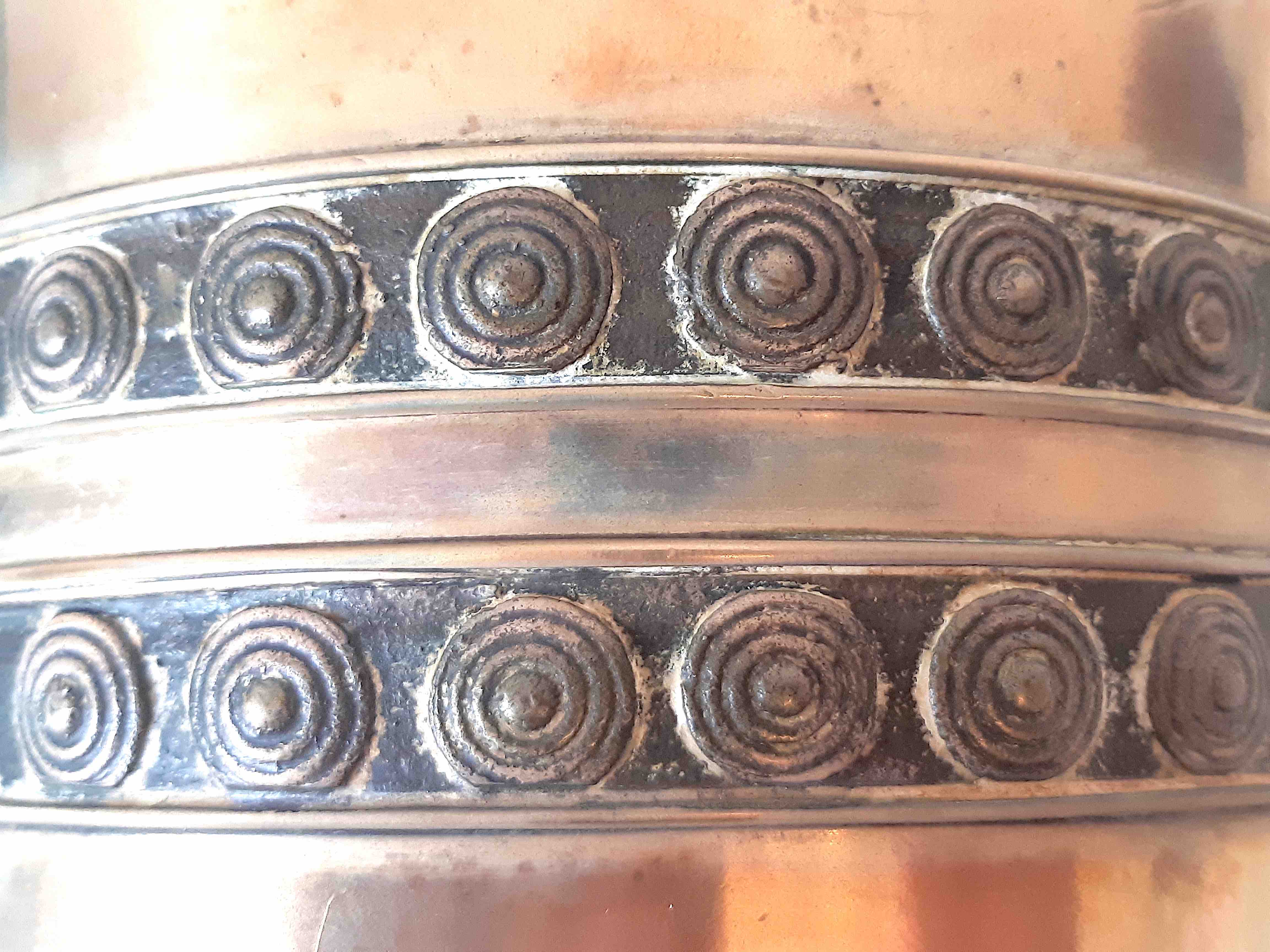 Brass jar with lid, oriental inspiration