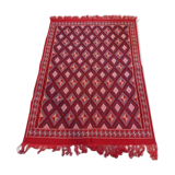 Red mergoum carpets woven by hand 172x240cm