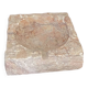 Vintage pinkish beige marble ashtray