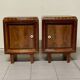 Comodini Art Déco, Italia, anni '30, set di 2