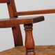 Paire de fauteuils en chêne et corde, travail français des années 1940