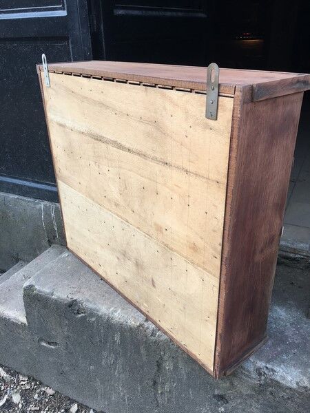 Hotel front desk shelf 1920