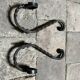 Pair of Medieval Style Wrought Iron Wall Brackets