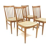 Set of 4 "Herregården" chairs, Carl Malmsten, Sweden, 1960