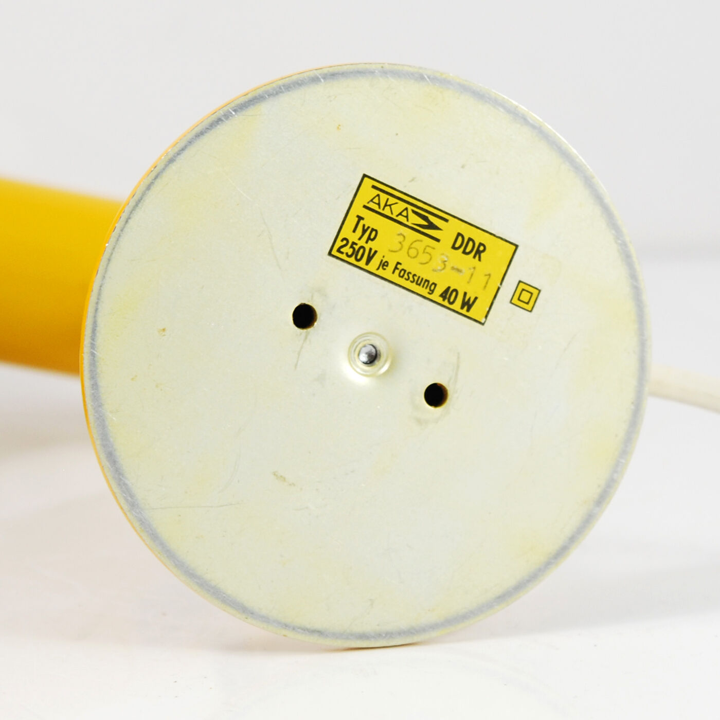 Small yellow desk lamp AKA 3653 Germany 70s