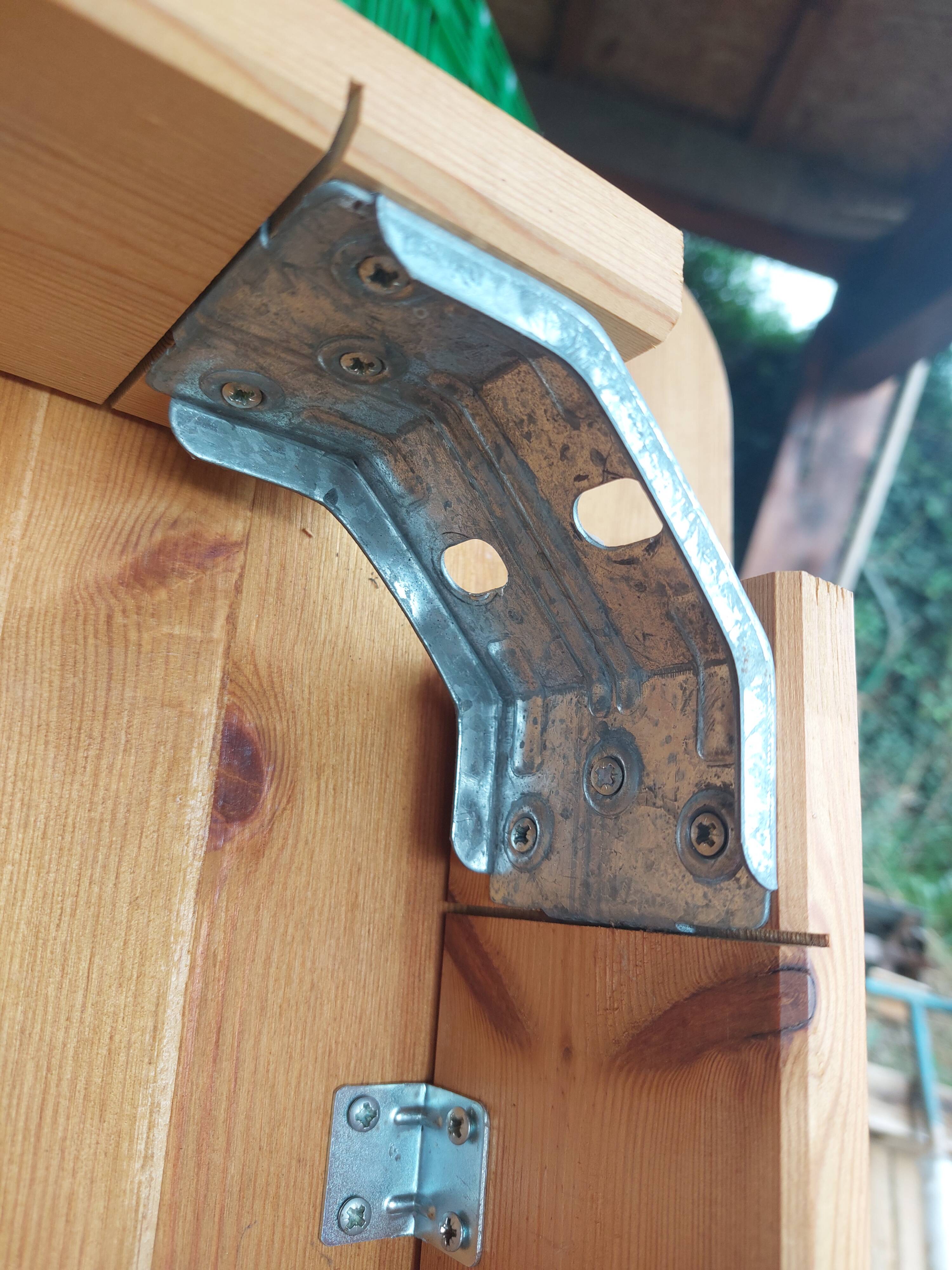 Wooden table or desk with removable legs