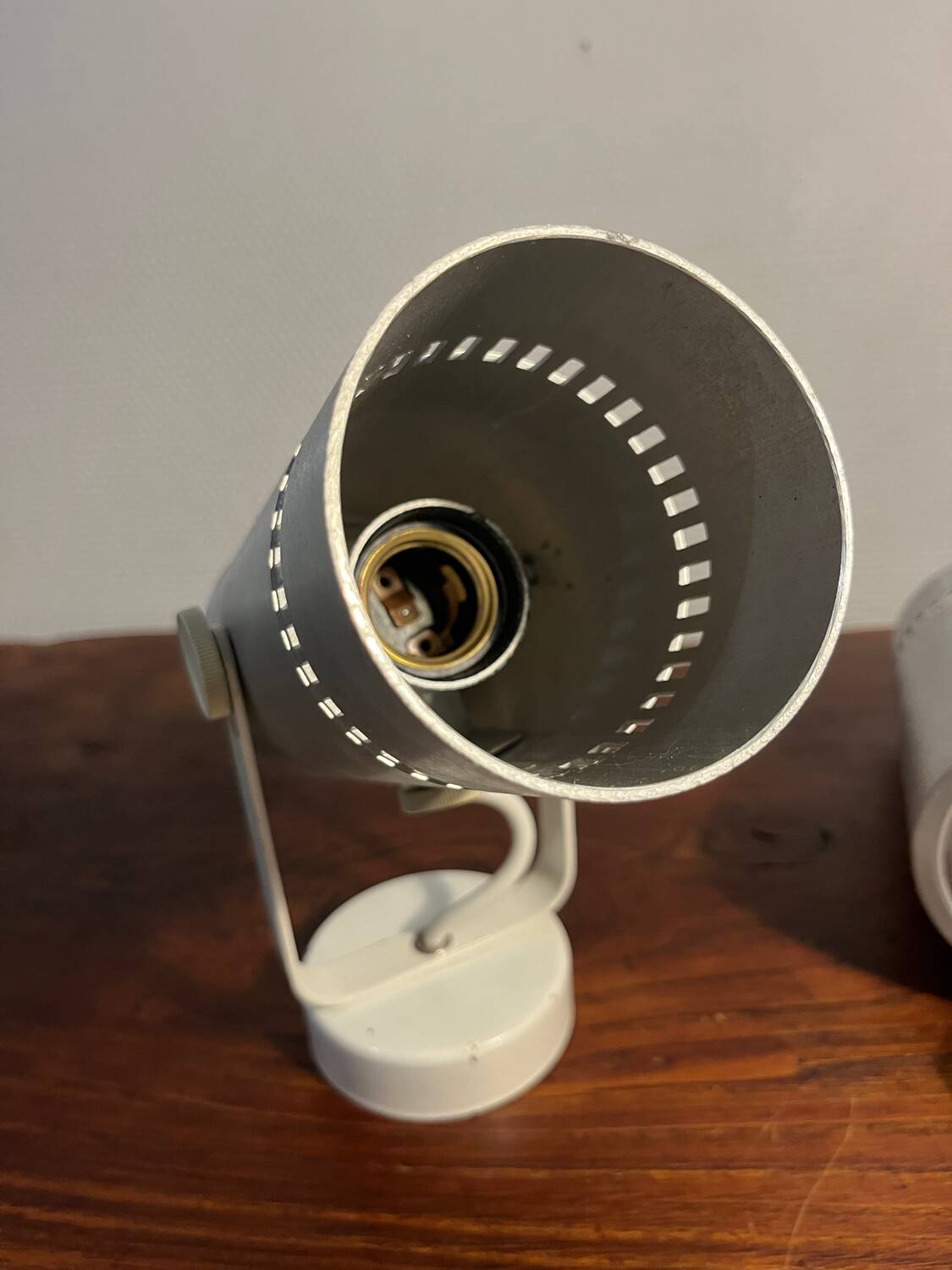 Duo spot wall light metal 80s