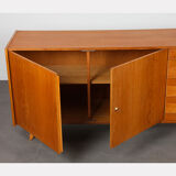 Oak row by Jiroutek for Interier Praha, model U-460, 1960