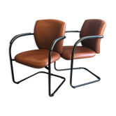 Paire fauteuils de bureau années 60