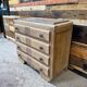 Art Deco commode in sandblasted oak