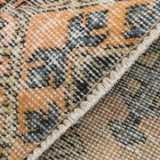 7x10 Pumpink Orange & Black Persian Rug, 208x316Cm