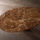 Oval onyx marble dining table by Angelo Mangiarotti, Italy, 1970s
