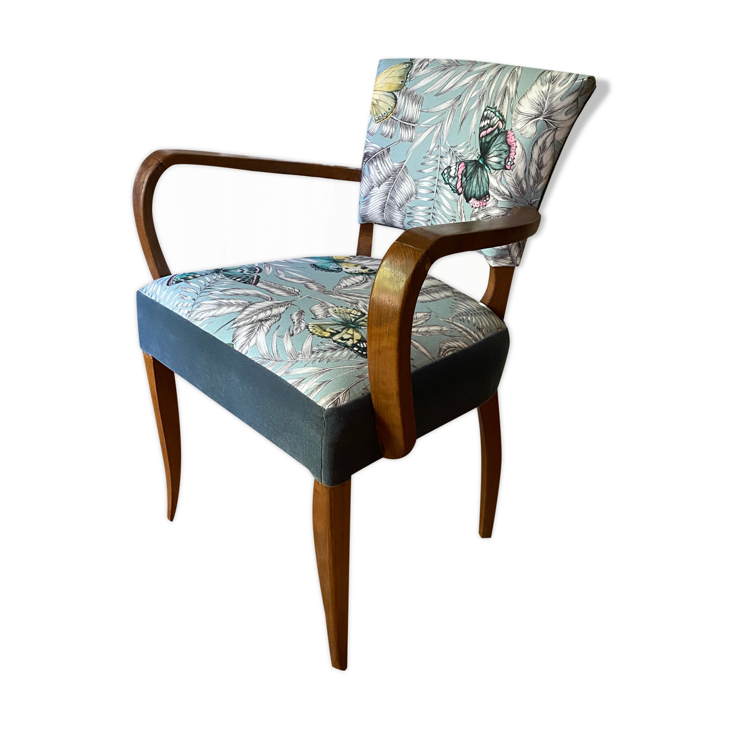 Armchair bridge Fabric "Bohemian" by Thévenon