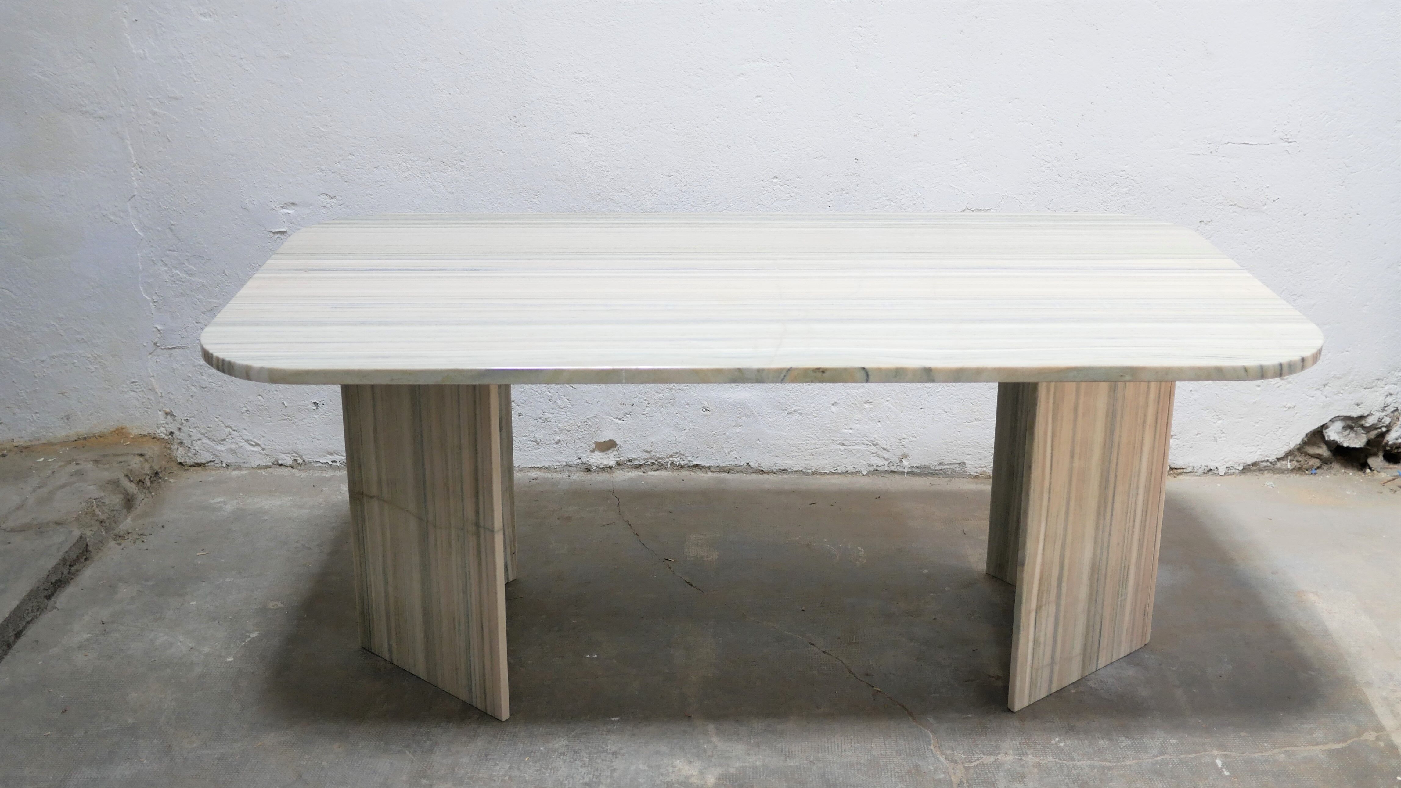 Vintage marble dining table