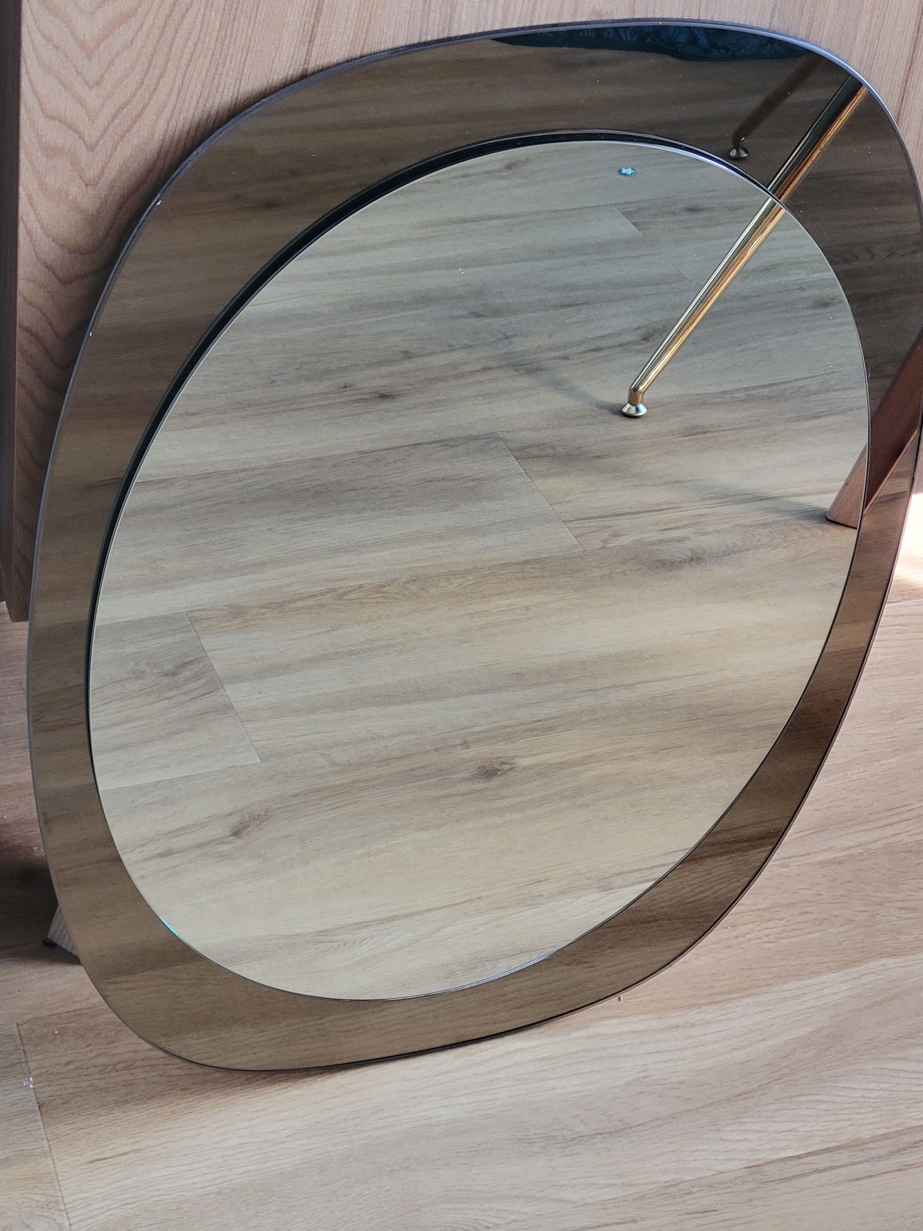 Two-tone wall mirror vintage design Italy