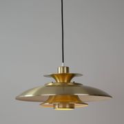 Lampe à suspension vintage danoise Lyskaer par Bent Nordsted, 1980