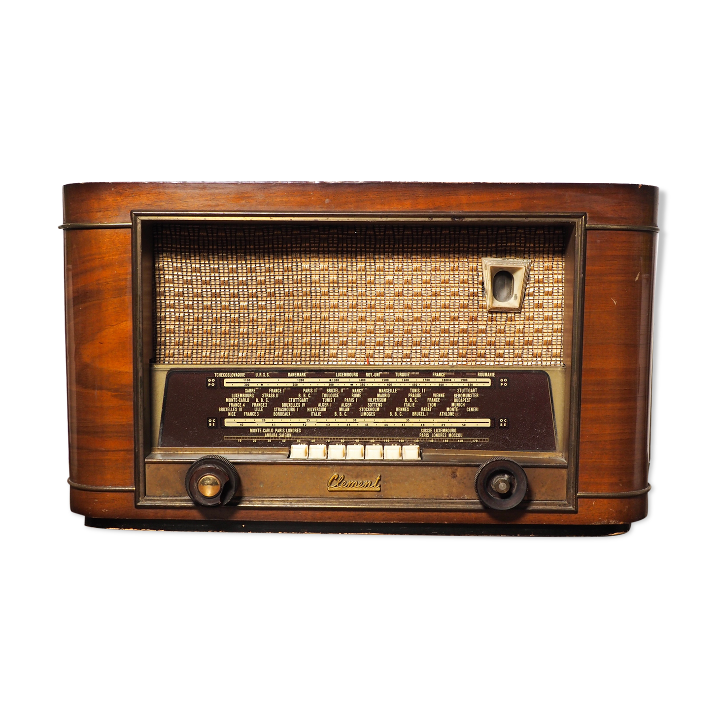 Radio Clement in wood