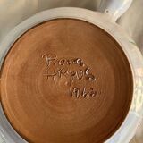 Signed ceramic candy box