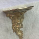 Small wall console in Rococo style in bronze