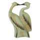 Sgrafo figurine en céramique du milieu du siècle paire de grues des années 1970 modèle no. 1152