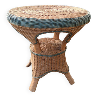 Rattan table