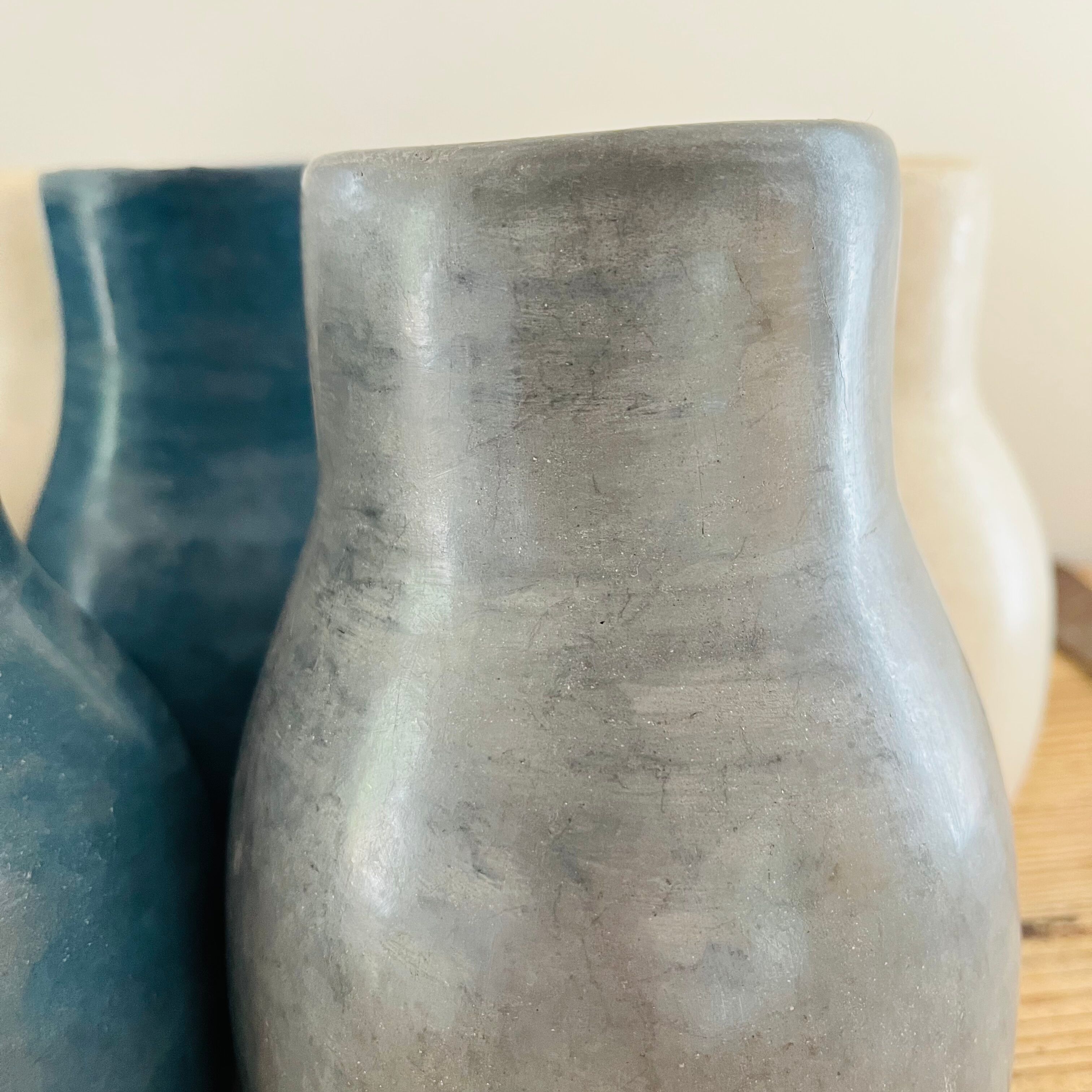 Grey Moroccan vase