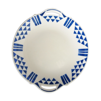 Plat de service Badonviller Art Déco