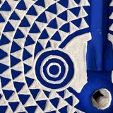 Large blue sun mask (Burkina Faso)