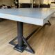Table industrielle pour 10/12 personnes authentique