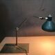 Articulated metal industrial lamp