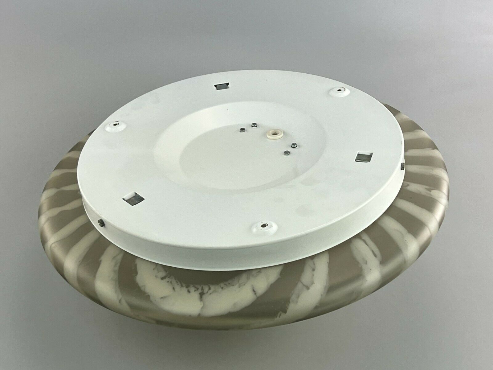 70s Peill & Putzler Plafoniere ceiling lamp glass space design lamp 70s