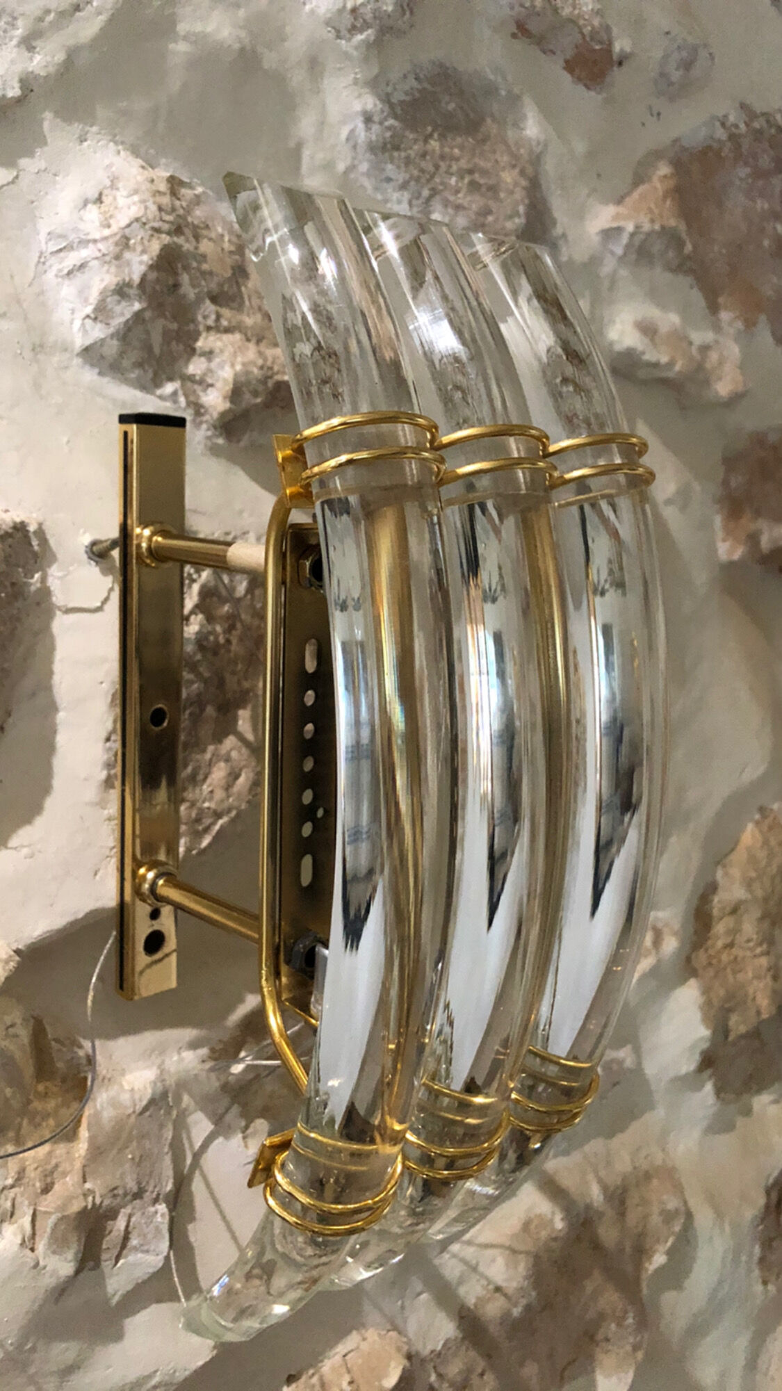 Apply Venini glass and gilding 1980