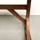 Table brutaliste en chêne du XIXème