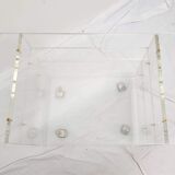 Very nice pair of rolling tables "les invisibles du marais"