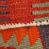 5x8 Geometric Tribal Vintage Kilim Rug, 164x233Cm