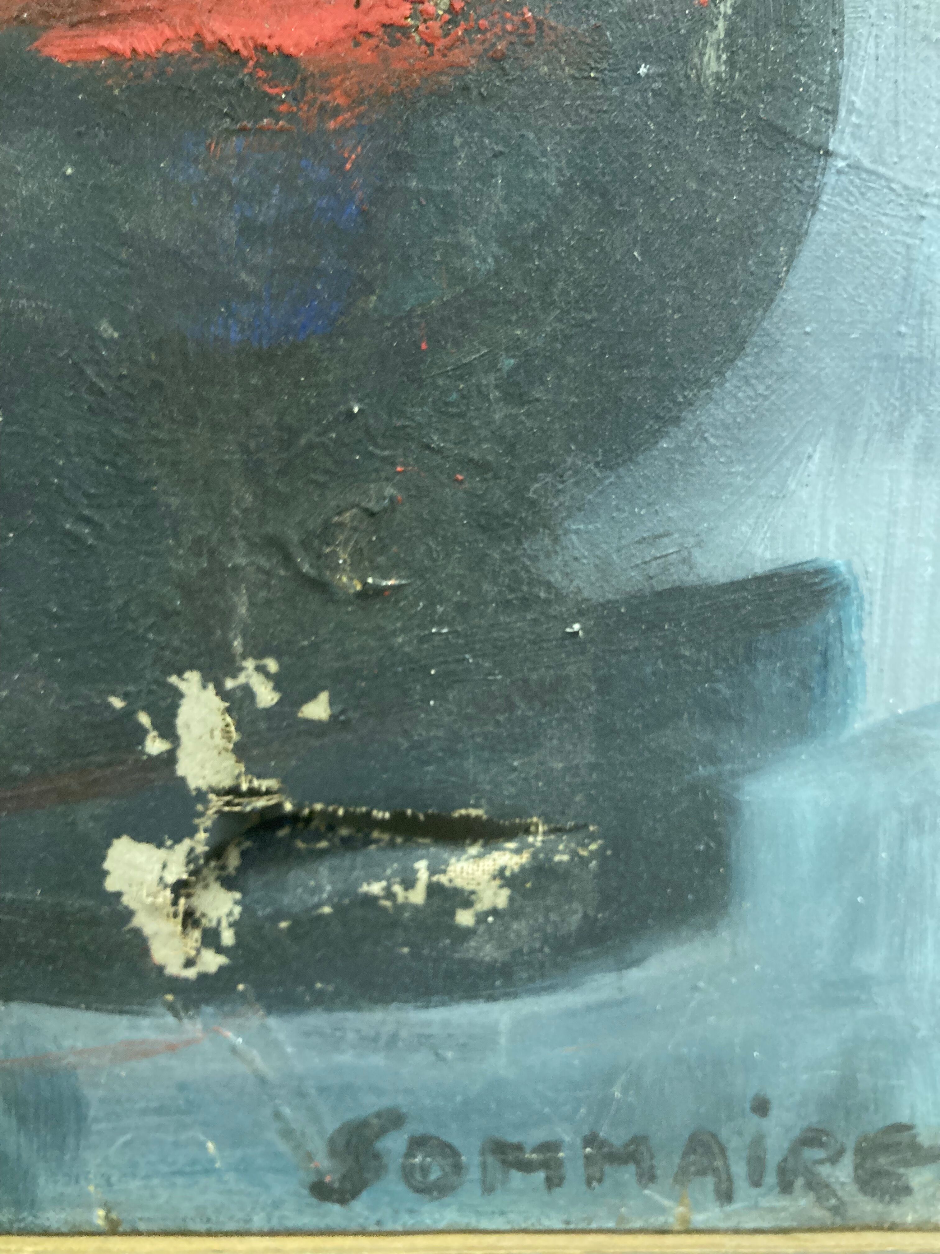 Oil on canvas vintage