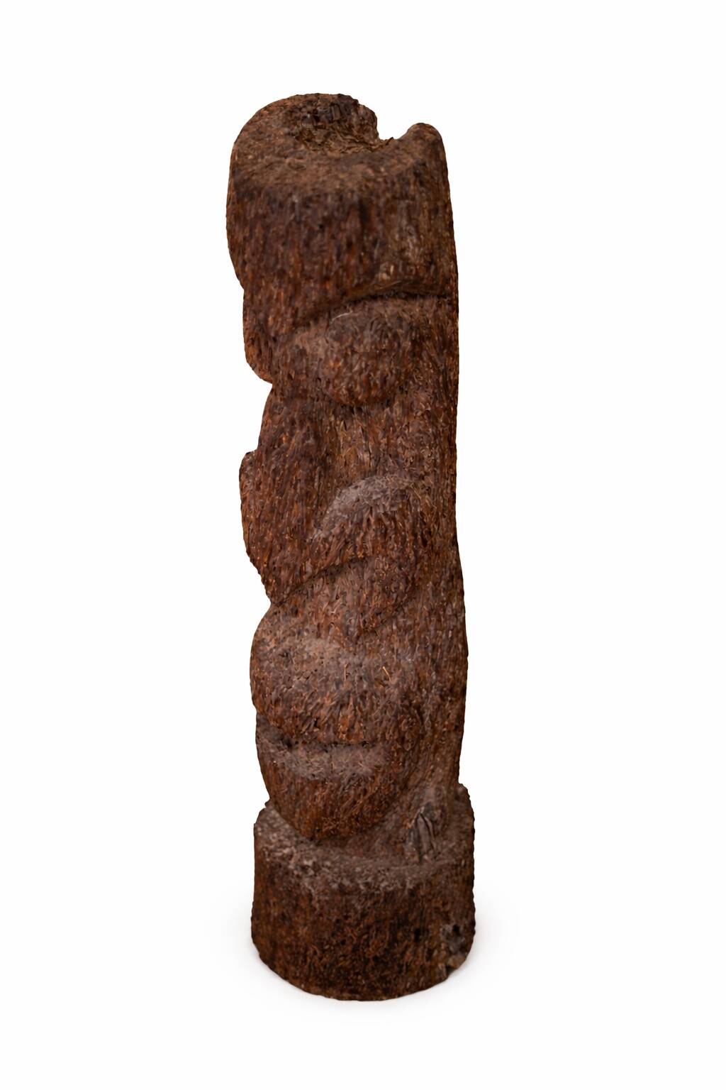 Tree fern totem statue