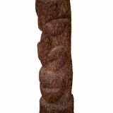 Tree fern totem statue