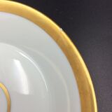 Cup and saucer empire porcelain woman's head on the golden net socket xixè b