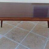 Compass leg table from the 1950s in teak wood – Very good condition