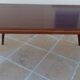 Compass leg table from the 1950s in teak wood – Very good condition