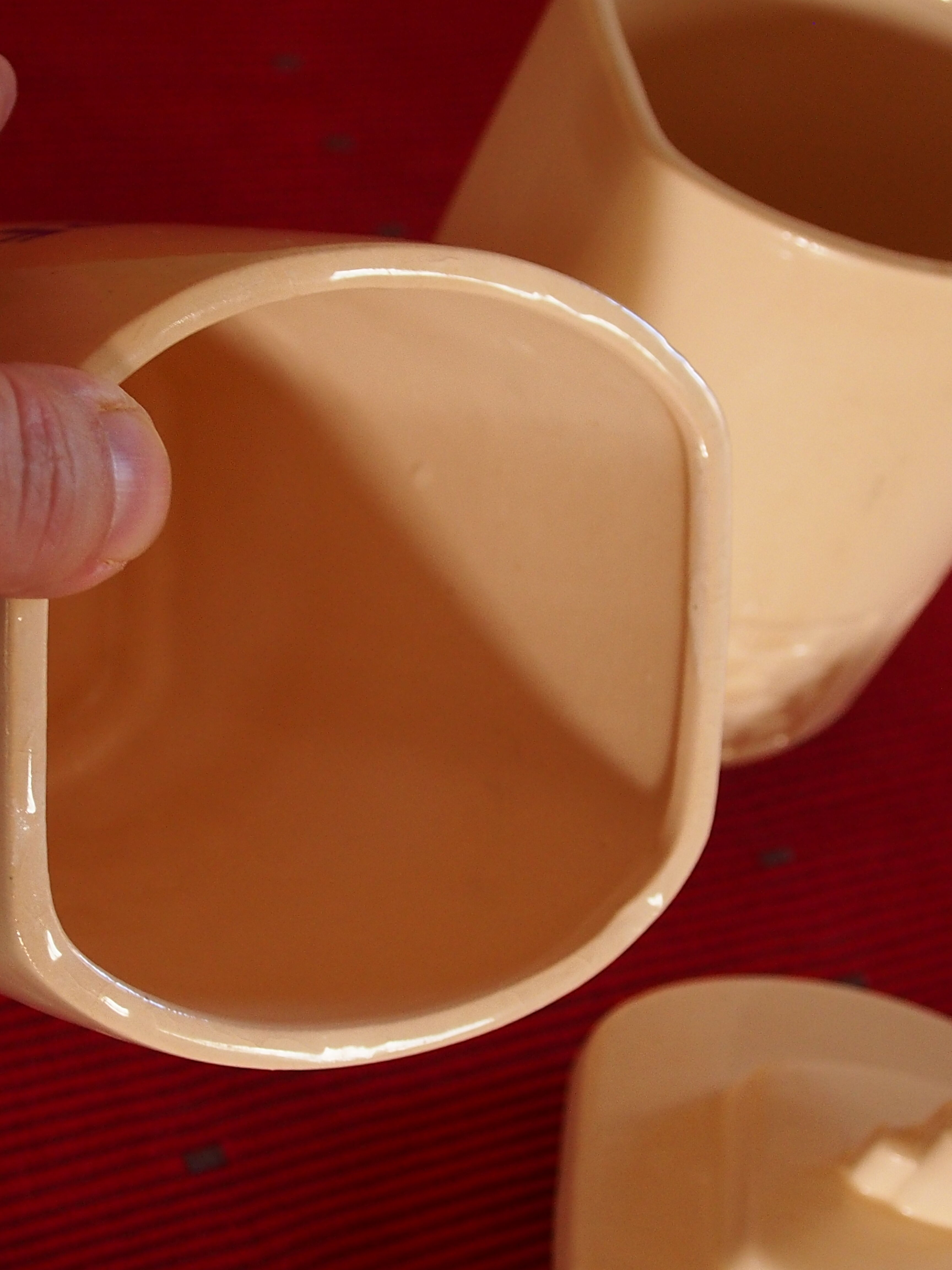 coffee pots and earthenware sugar