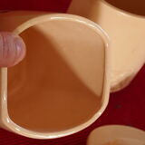 Pots à café et sucre en faïence