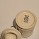 Pot mustard Parizot faience Digoin Sarguemine floral décor