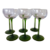 White wine glasses in crystal.