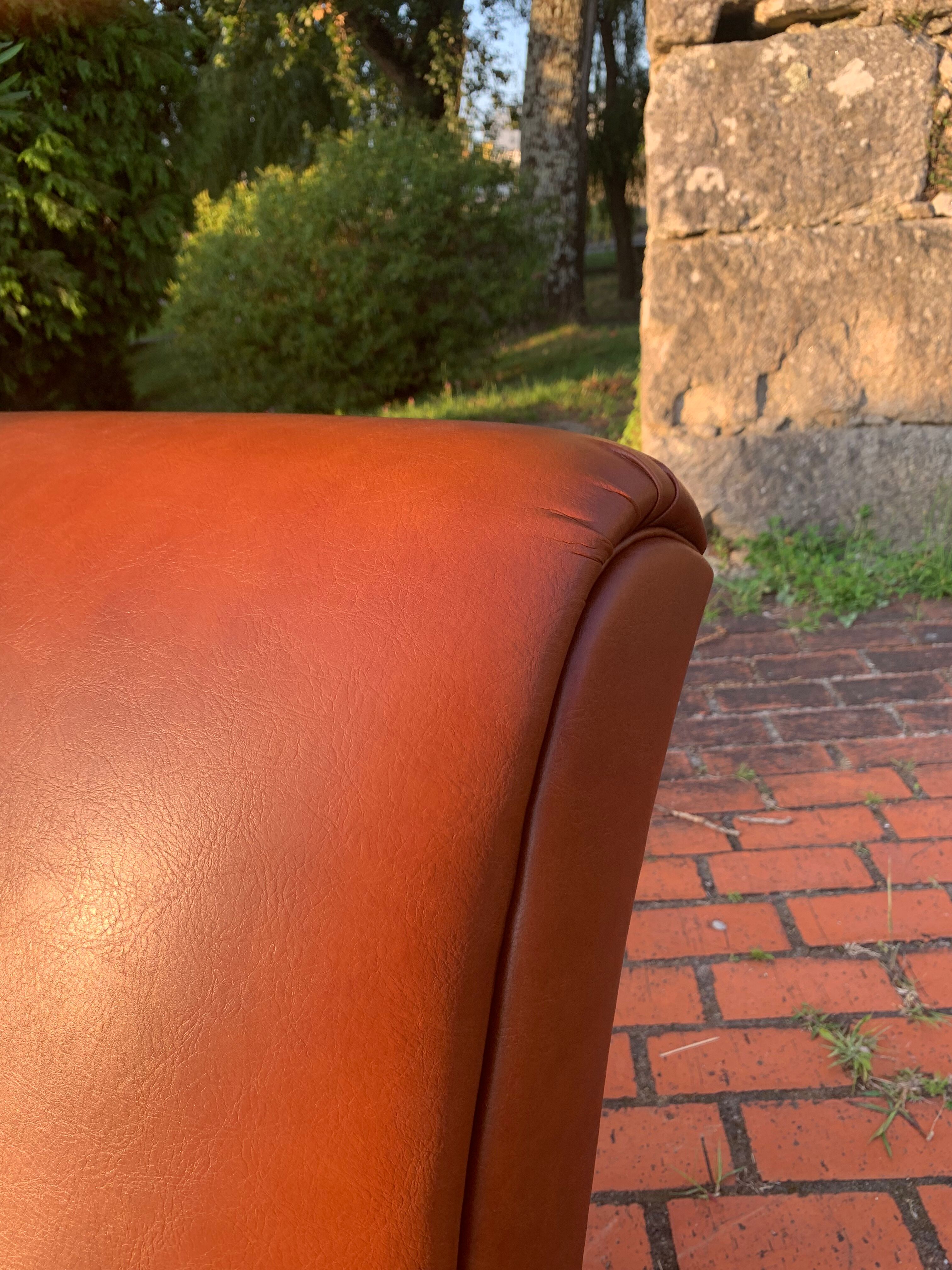 Fauteuil club restauré