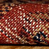 Handmade antique Persian Shiraz rug 97cm x 180cm 1920s