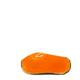 Orange ceramic dish