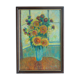 painting oil on canvas sunflowers still life signed